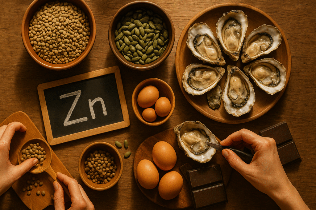 aliments riches en zinc