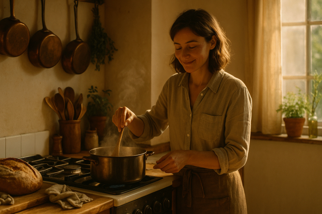 cuisine feu doux tendance