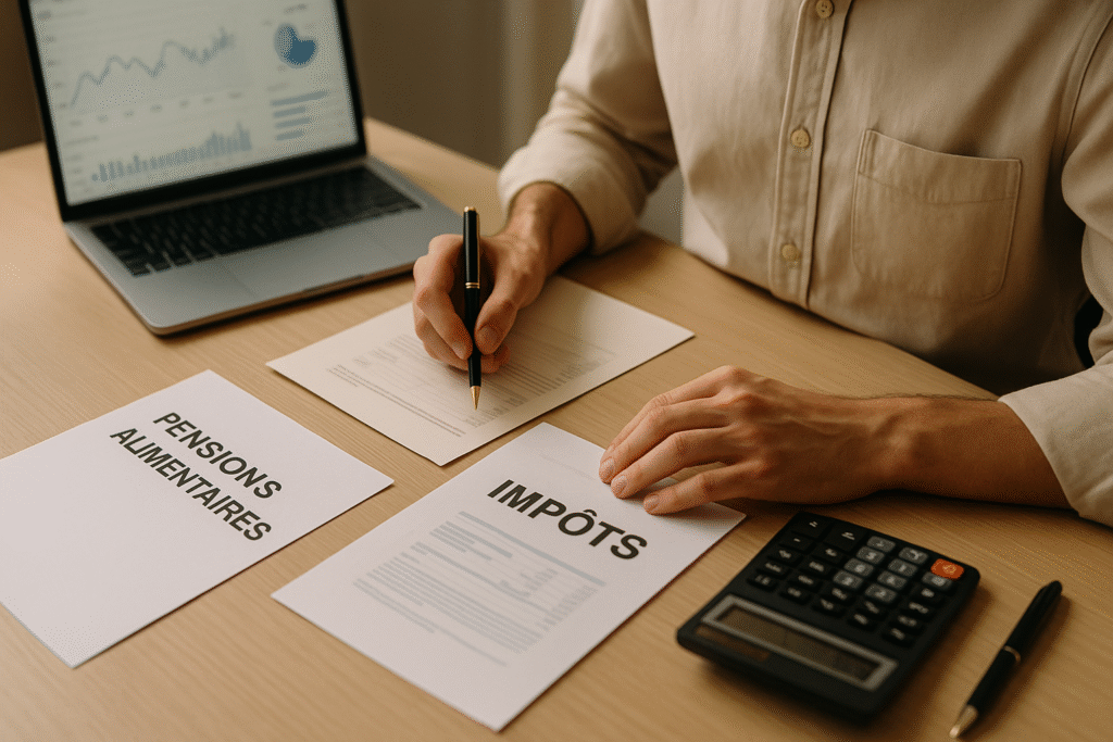 defiscalisation pensions alimentaires france