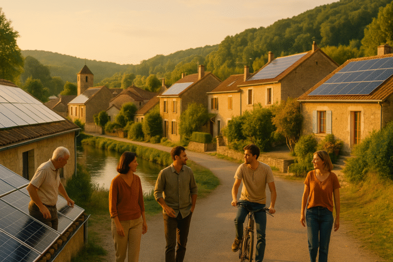 villages solaires france